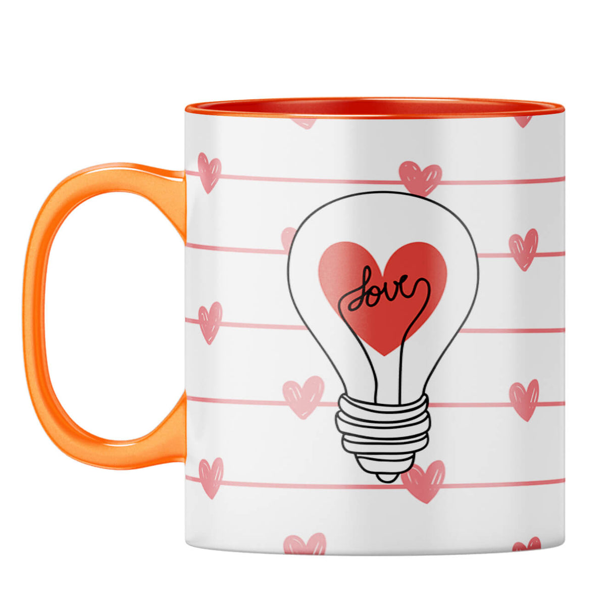 Idea of Love Coffee Mug Orange