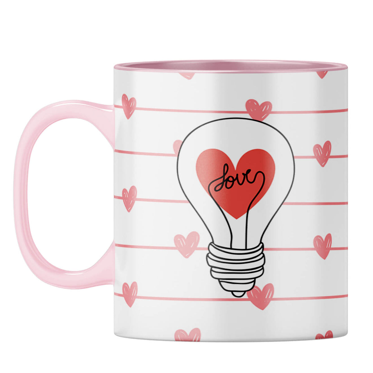 Idea of Love Coffee Mug Pink