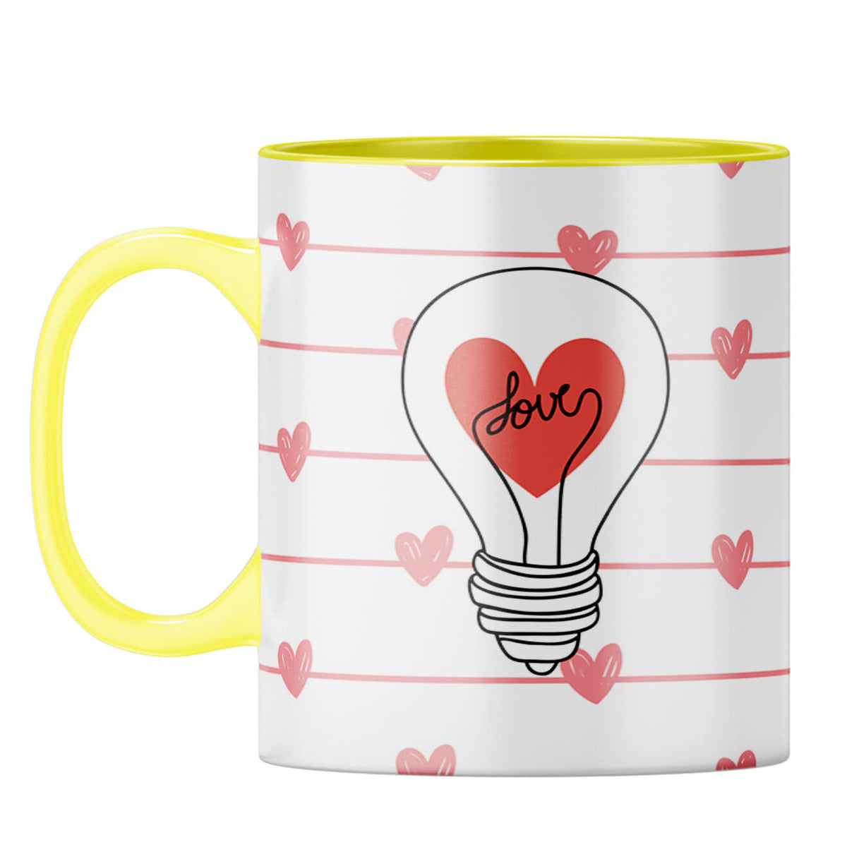 Idea of Love Coffee Mug Yellow
