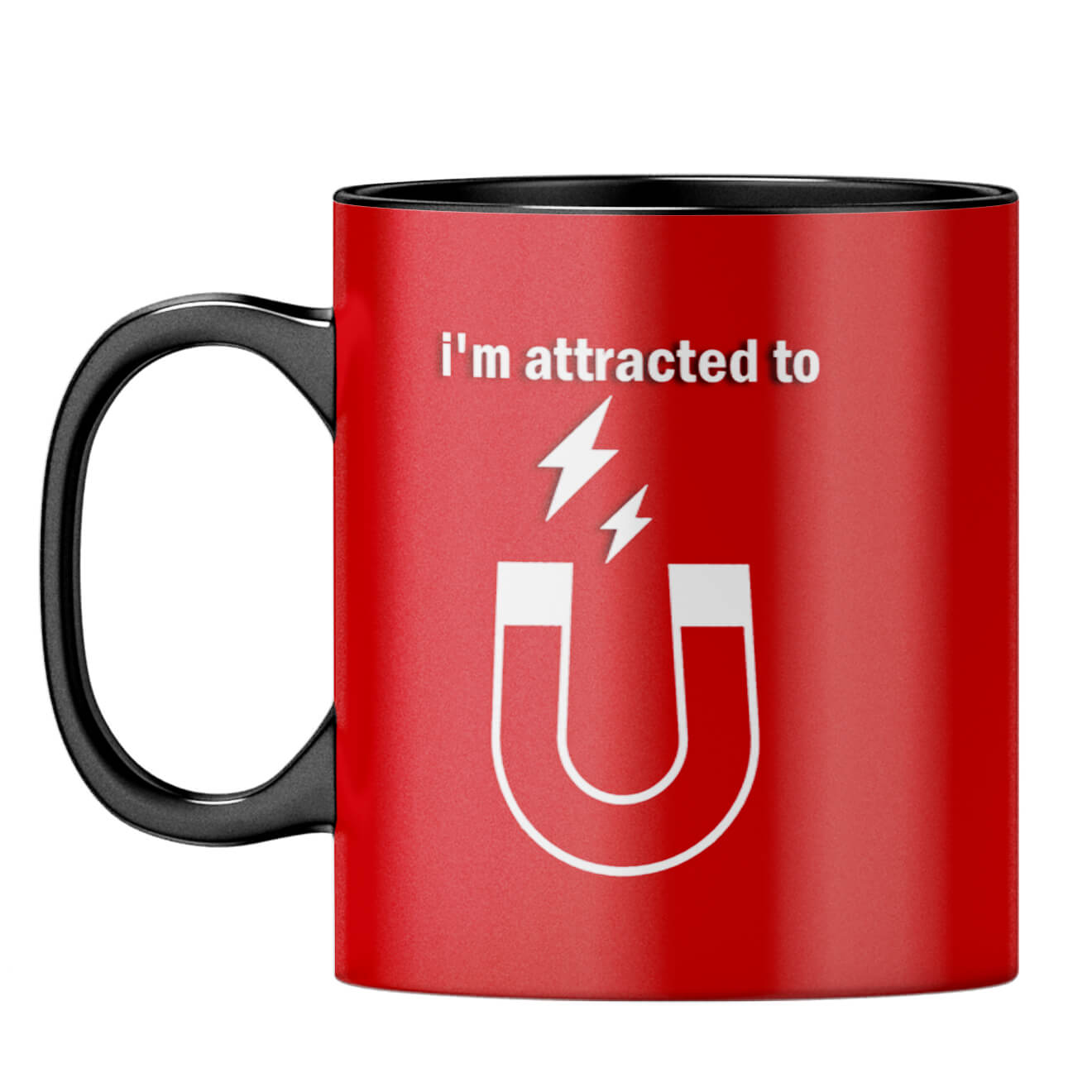 I'm Attracted to You Coffee Mug Black