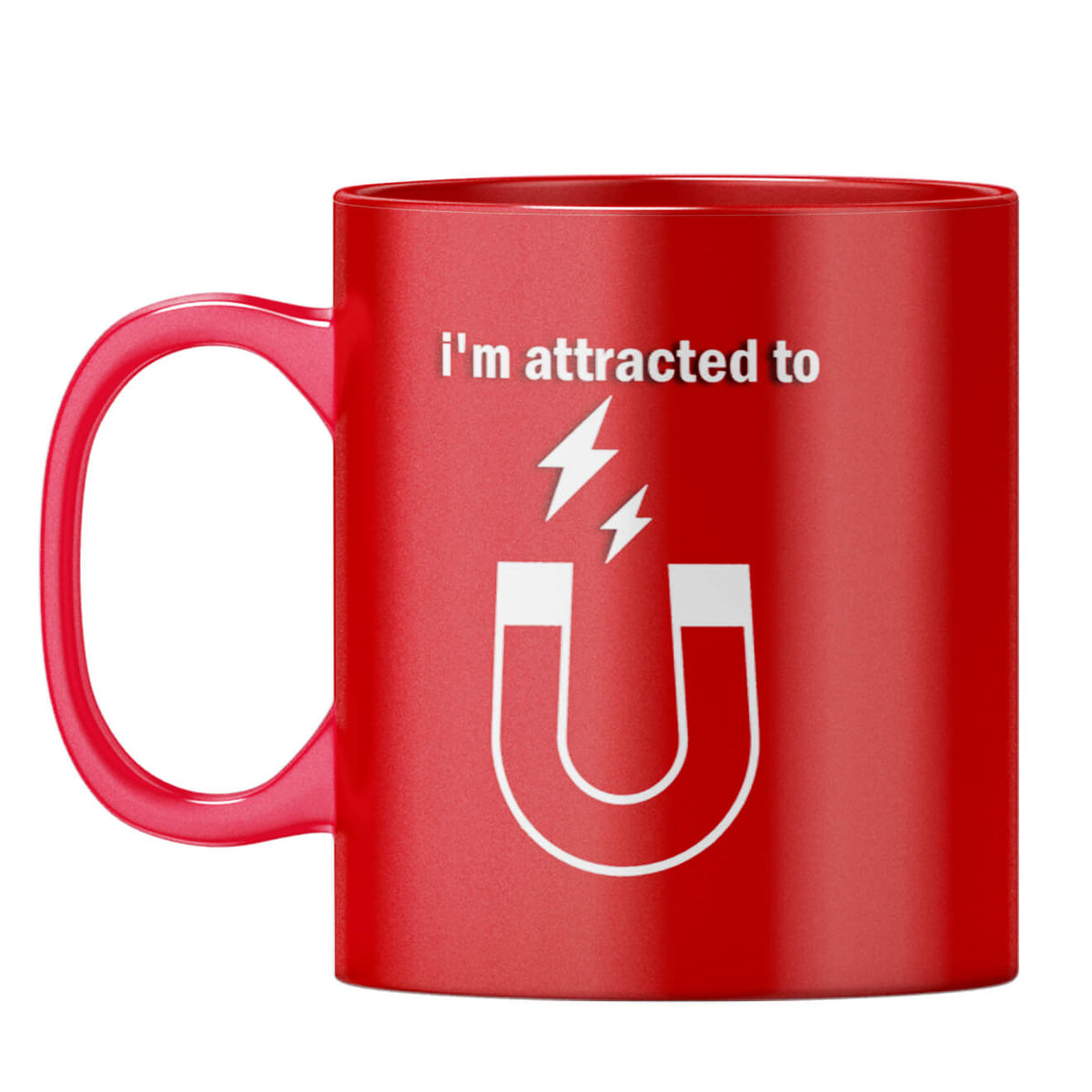 I'm Attracted to You Coffee Mug Red