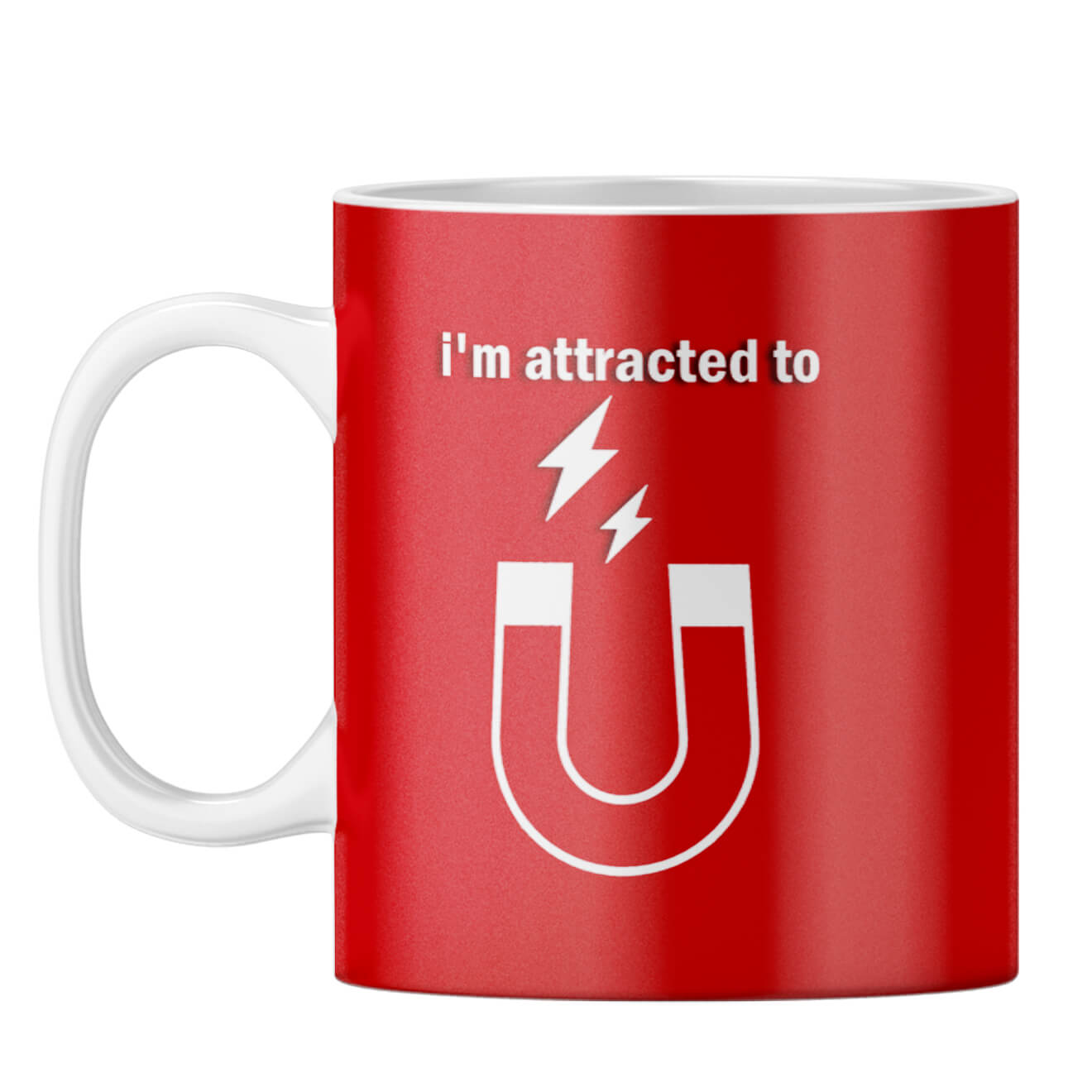 I'm Attracted to You Coffee Mug White