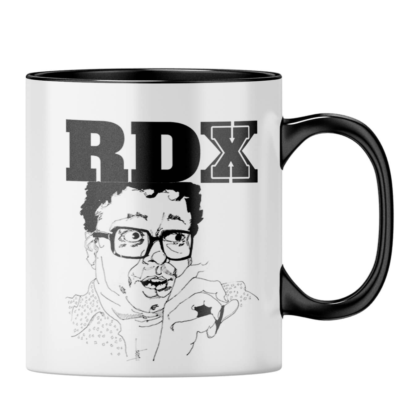 Indro's Art Burman Da Coffee MugB-Black