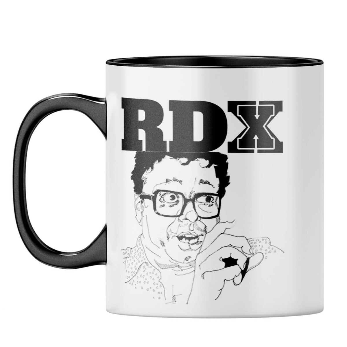 Indro's Art Burman Da Coffee Mug Black