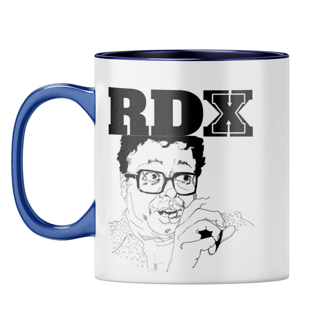 Indro's Art Burman Da Coffee Mug Dark Blue