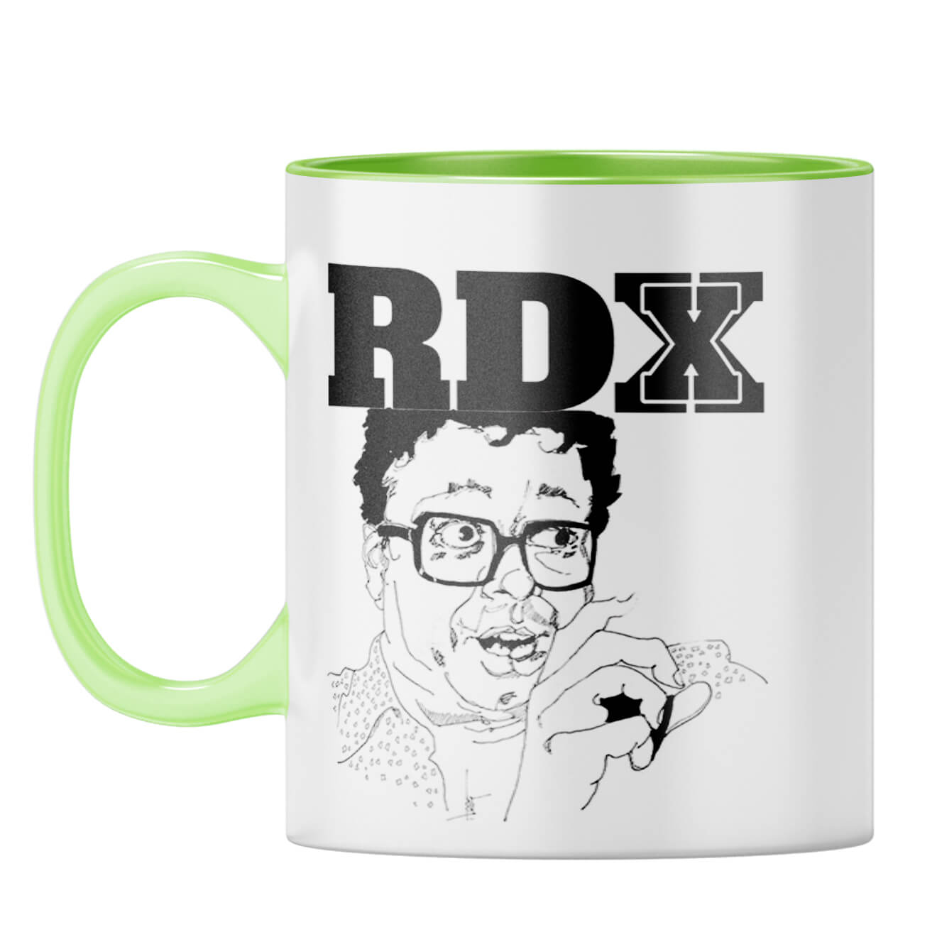 Indro's Art Burman Da Coffee Mug Light Green