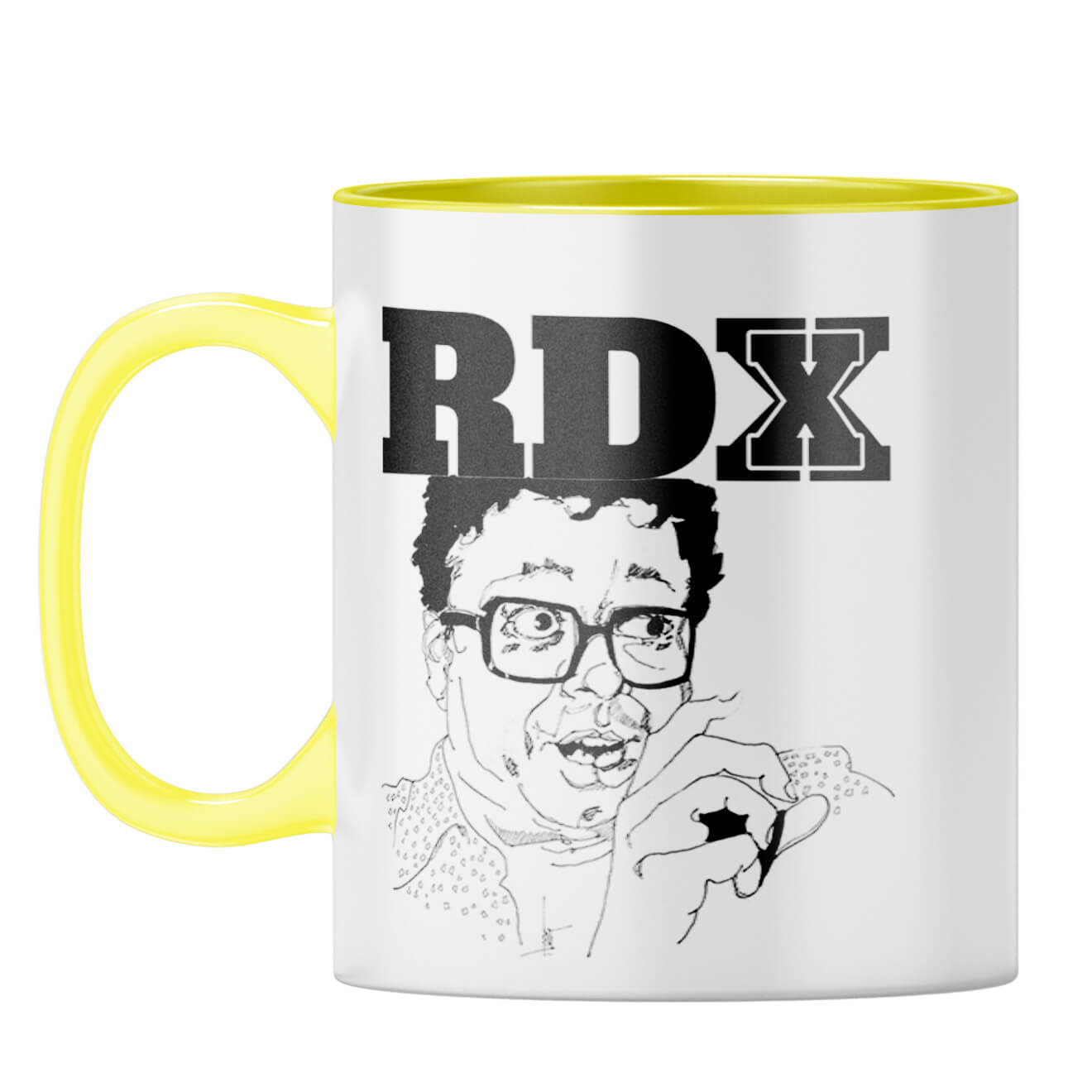 Indro's Art Burman Da Coffee Mug Yellow