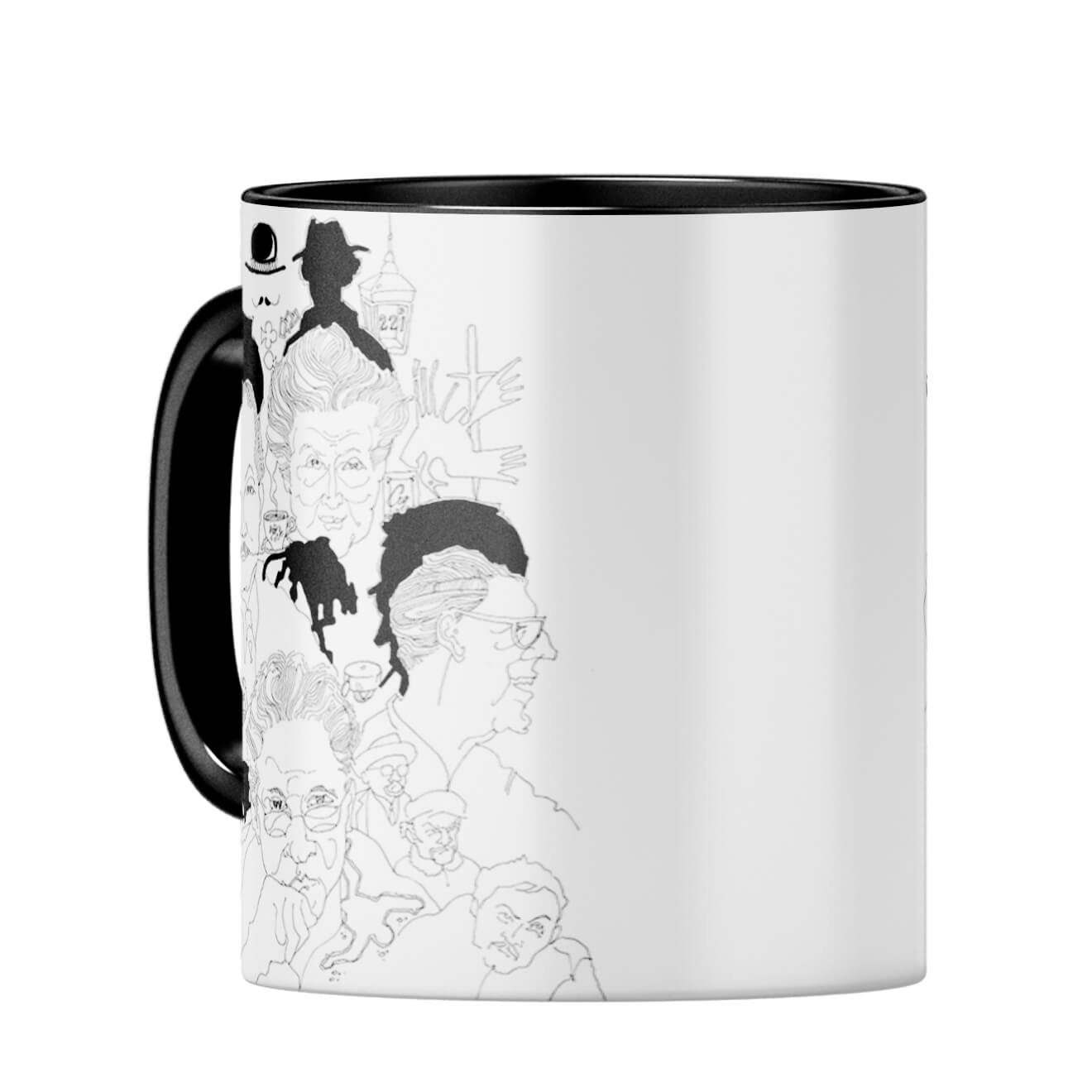 Indro's Art Great Detectives Coffee Mug