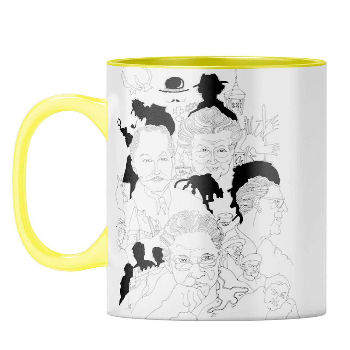 Indro's Art Great Detectives Coffee Mug
