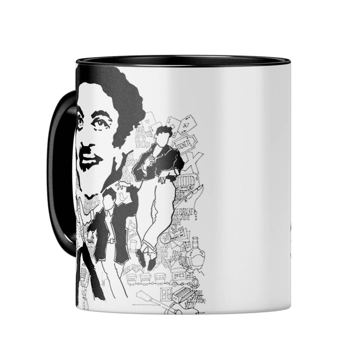 Indro's Art Kishore Kumar Coffee MugC-Black