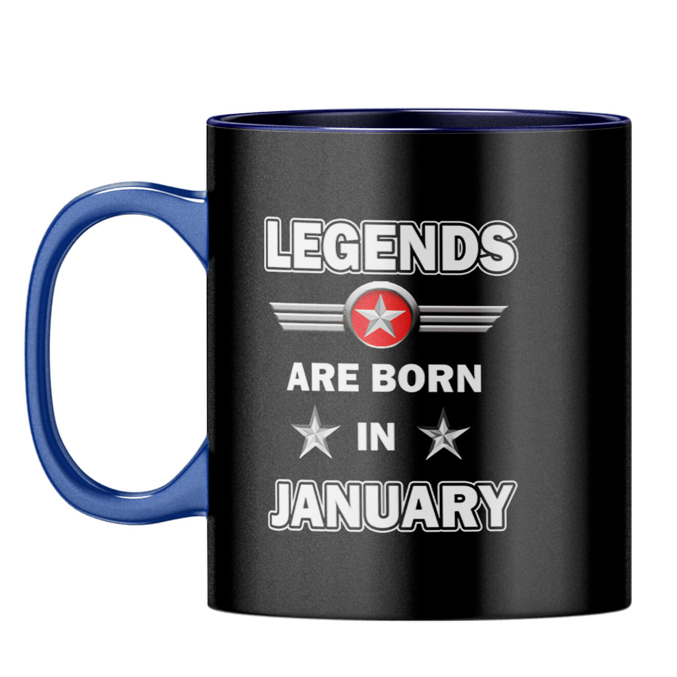 January Legends Coffee Mug Dark Blue