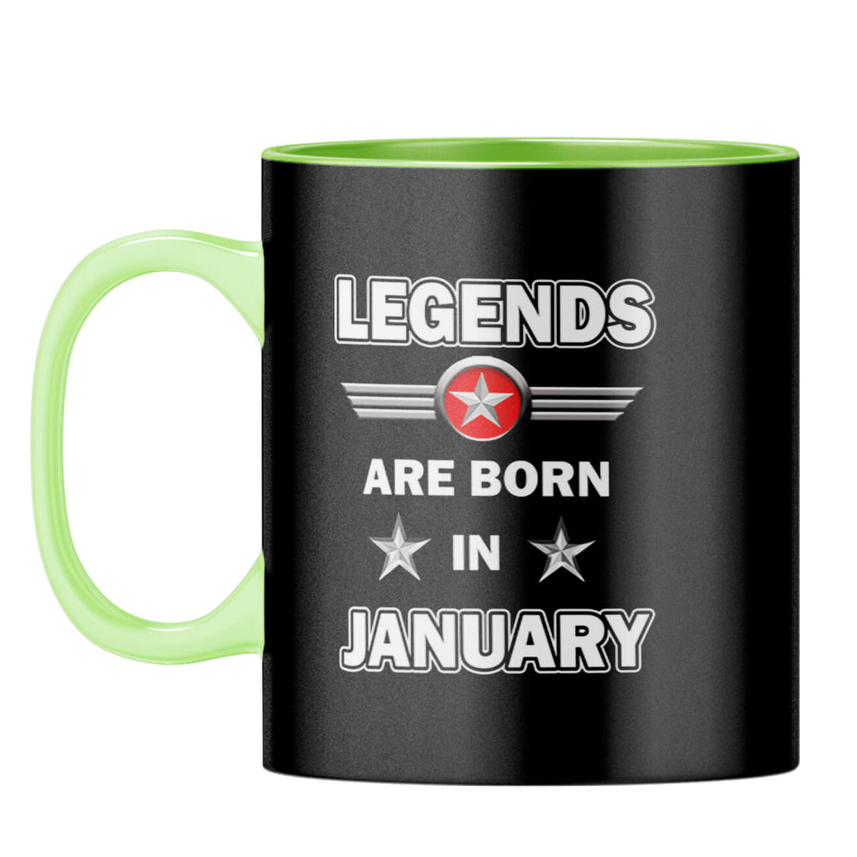 January Legends Coffee Mug Light Green