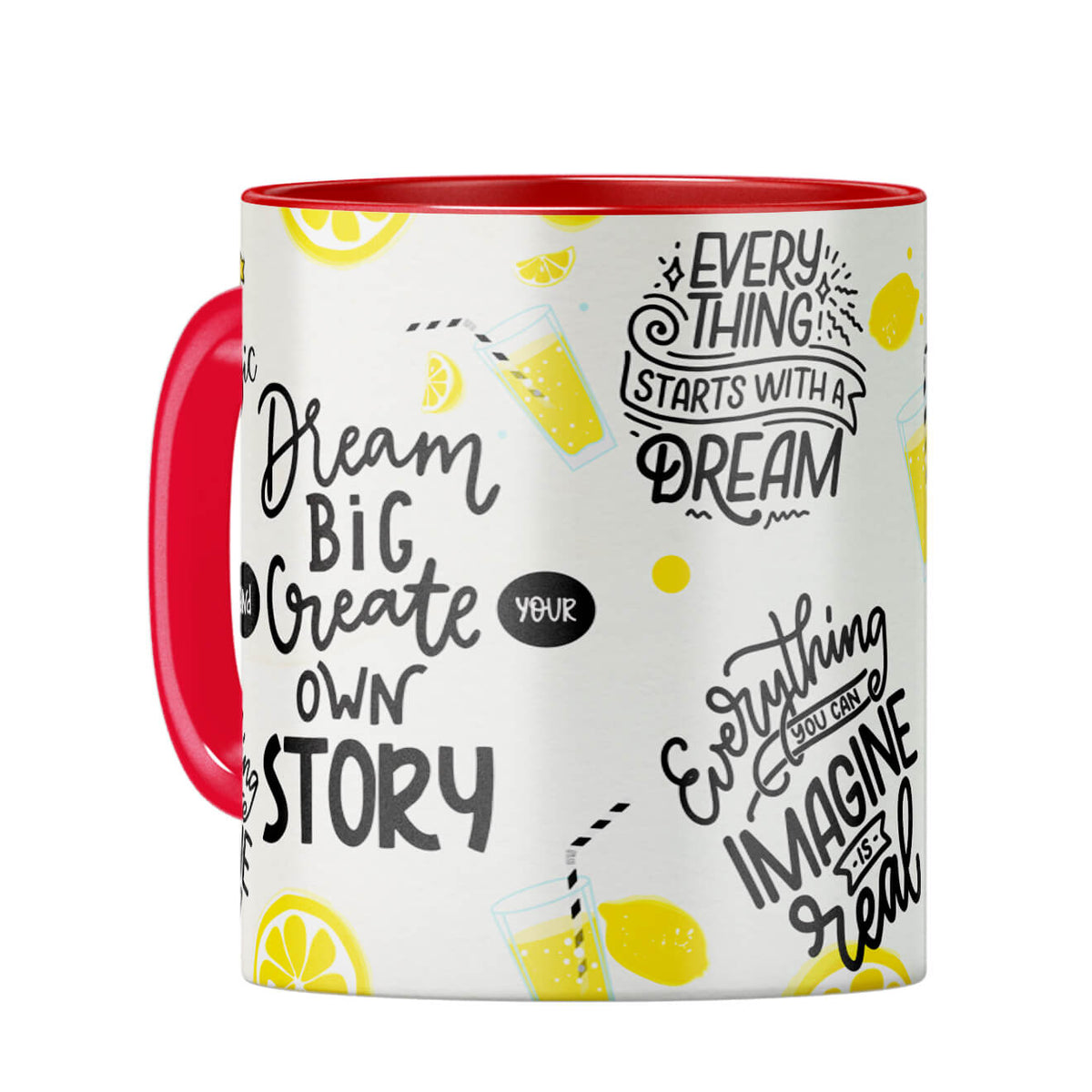 Keep On Dreaming Mug Coffee Mug Red