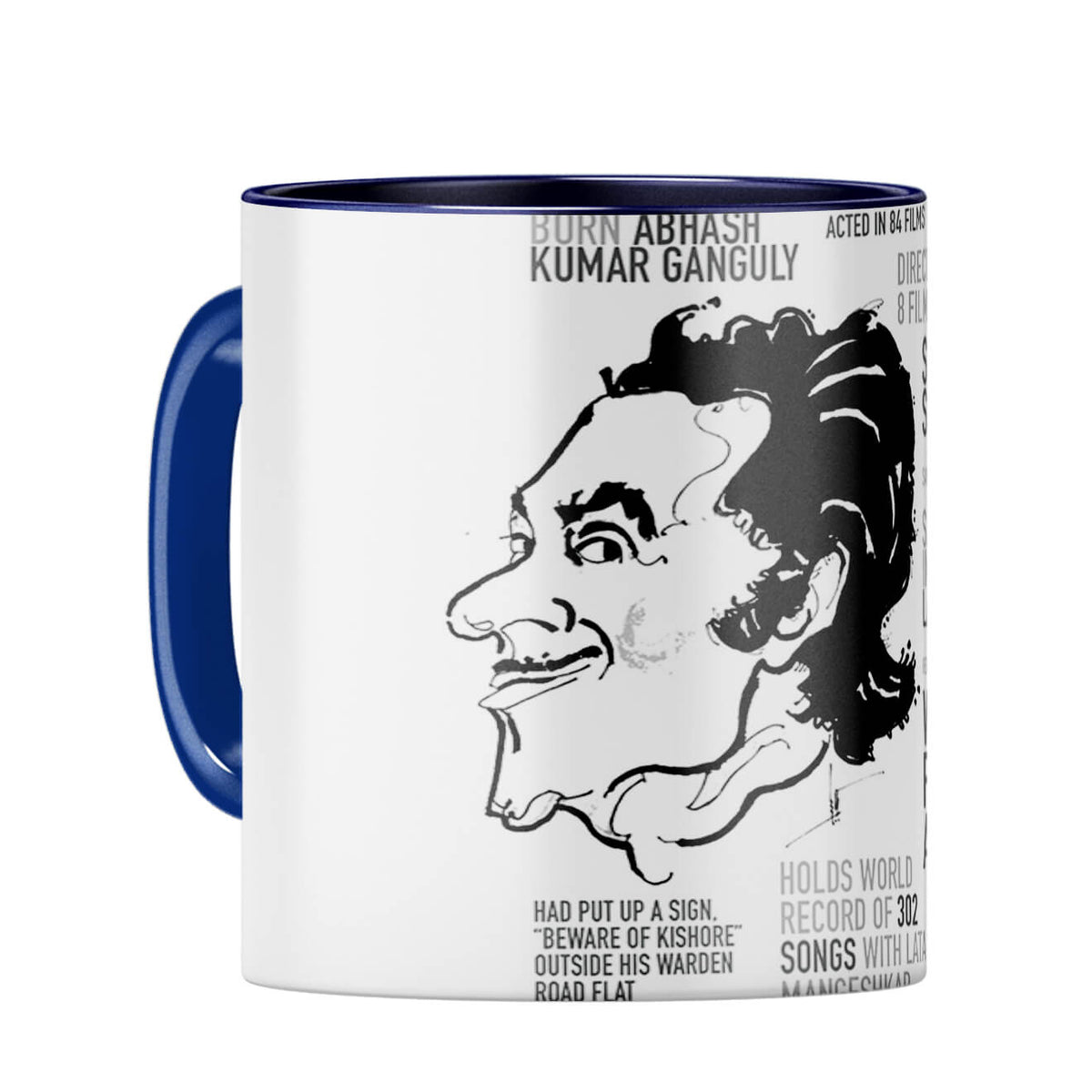 Kishore Kumar Coffee Mug Dark Blue