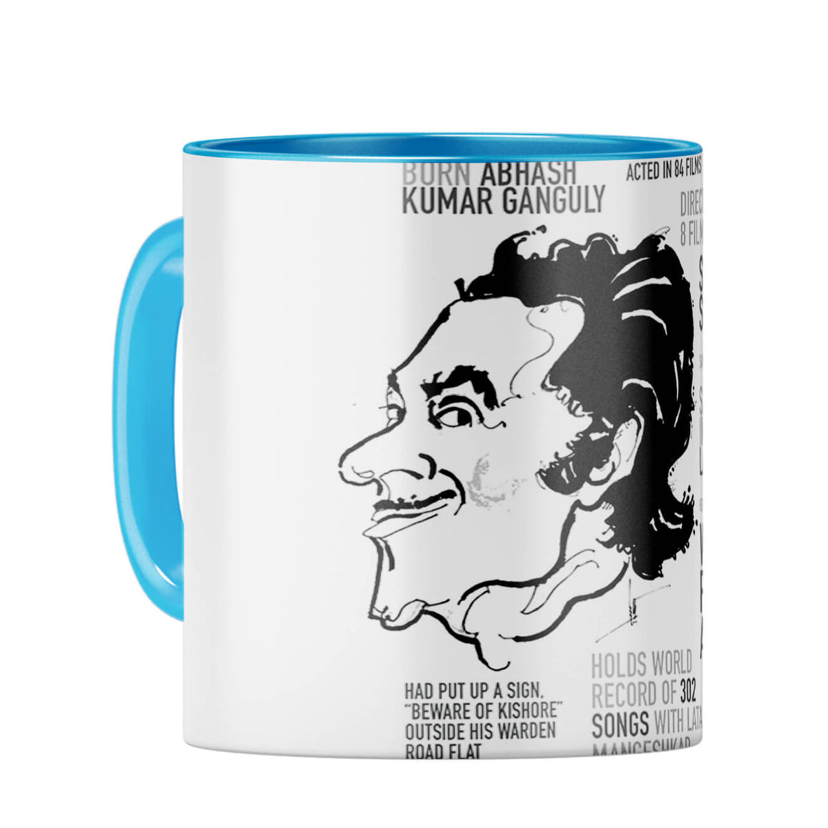 Kishore Kumar Coffee Mug Light Blue