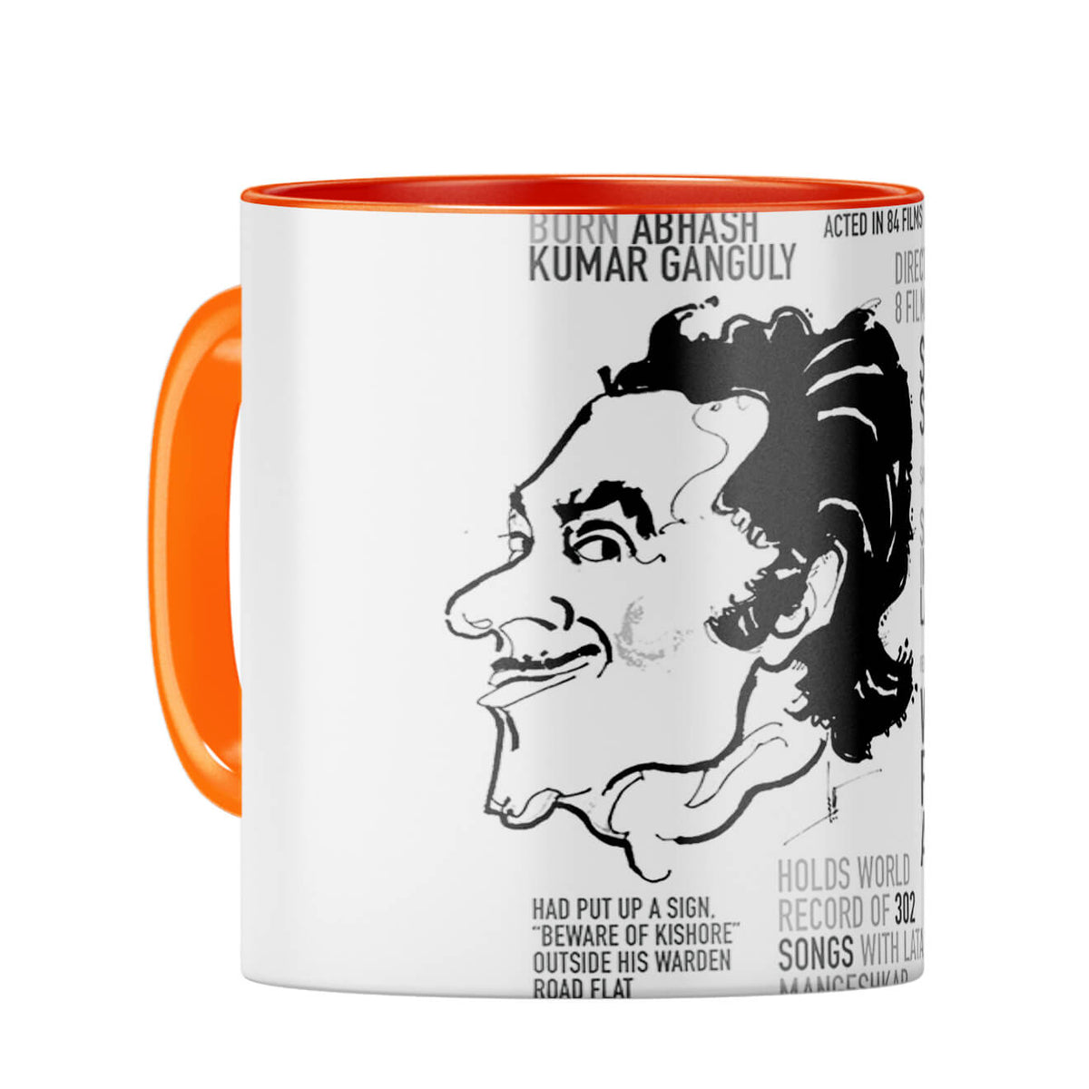 Kishore Kumar Coffee Mug Orange