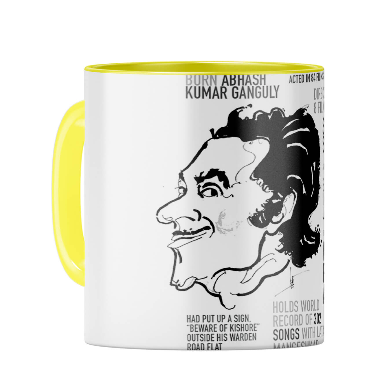 Kishore Kumar Coffee Mug Yellow