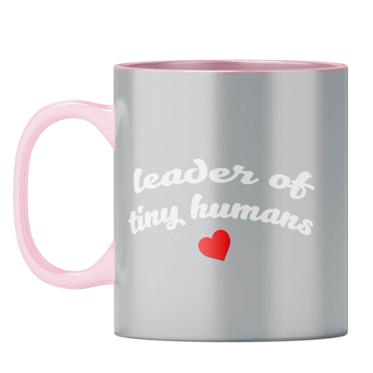 Leader of Tiny Human Coffee Mug Pink