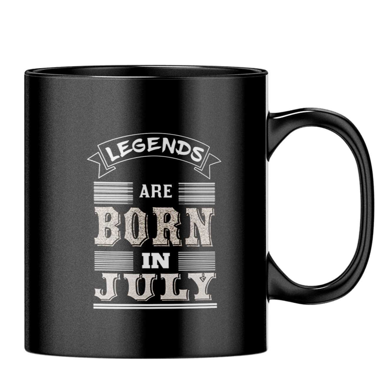 Legends Born in July Coffee MugB-Black