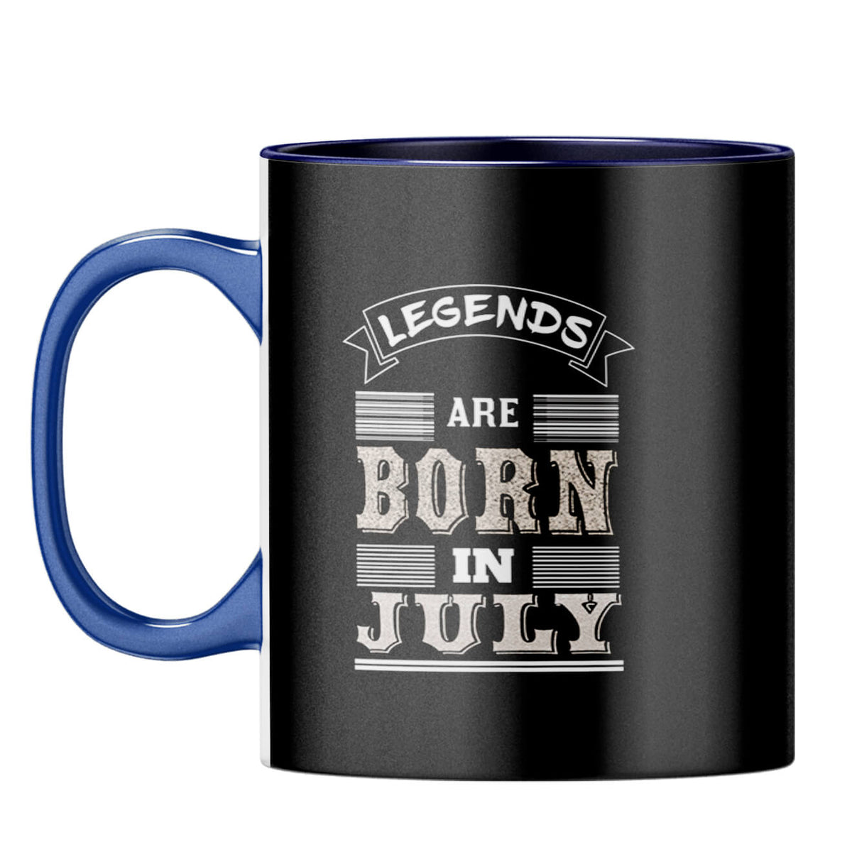 Legends Born in July Coffee Mug Dark Blue
