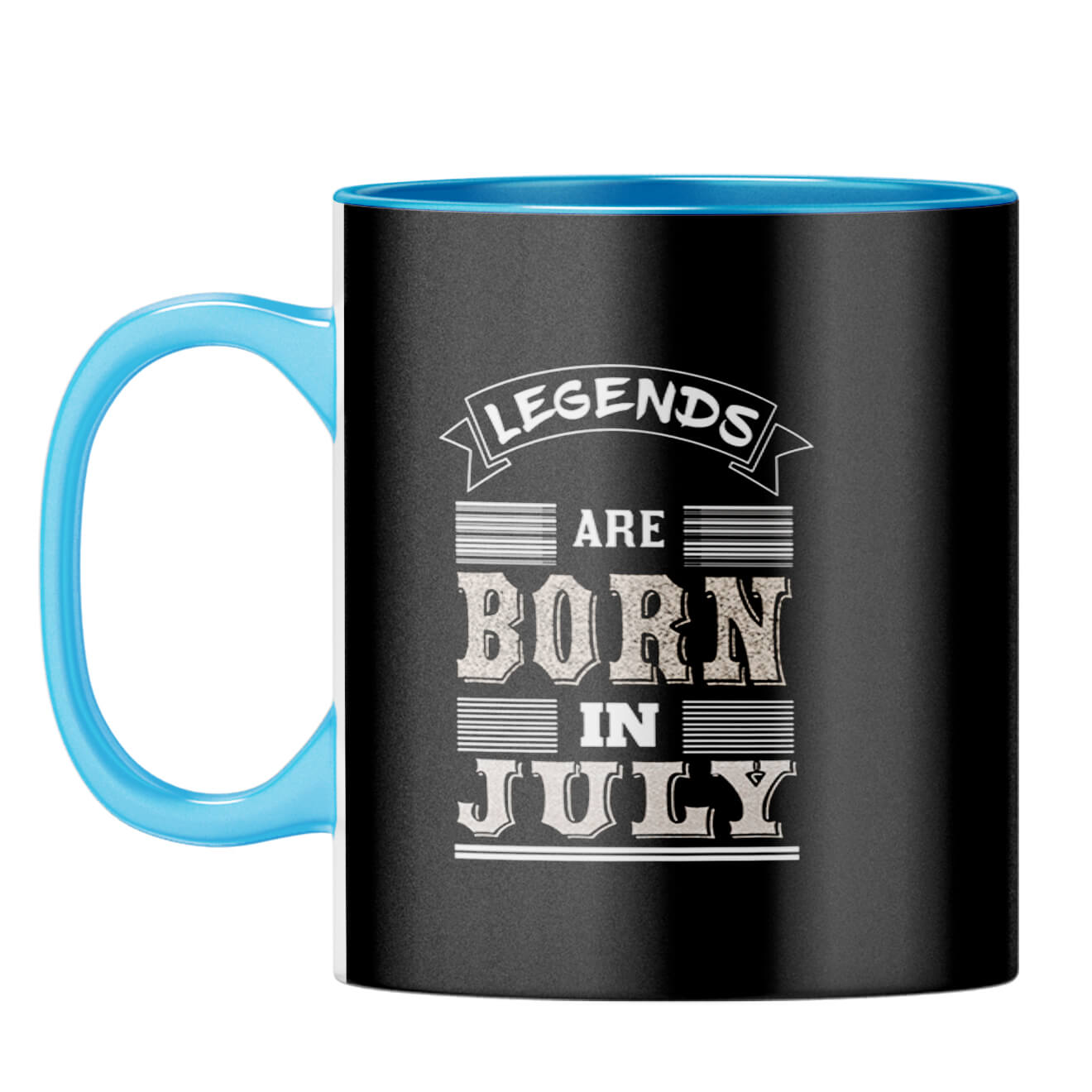 Legends Born in July Coffee Mug Light Blue