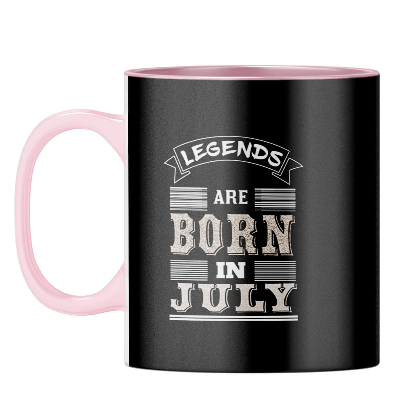 Legends Born in July Coffee Mug Pink