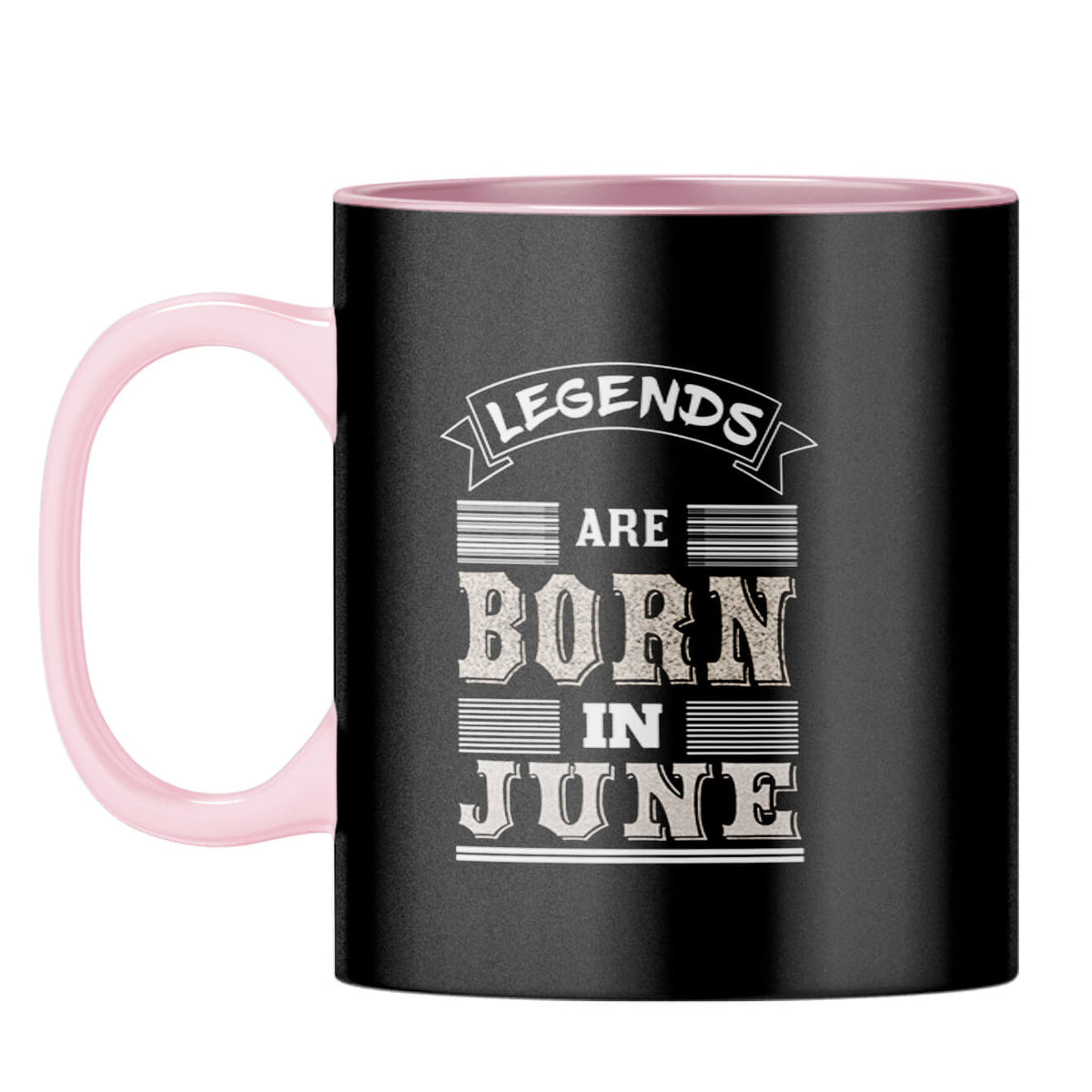 Legends Born in June Coffee Mug Pink