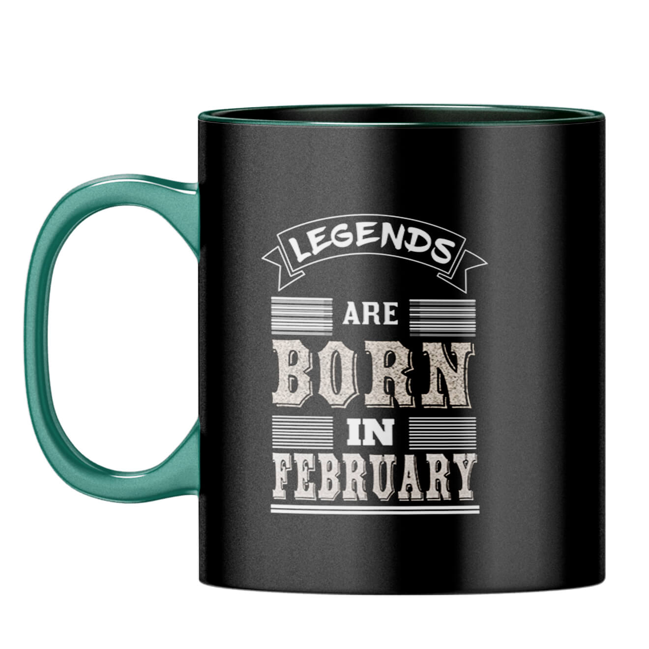 Legends Born in March Coffee Mug Dark Green
