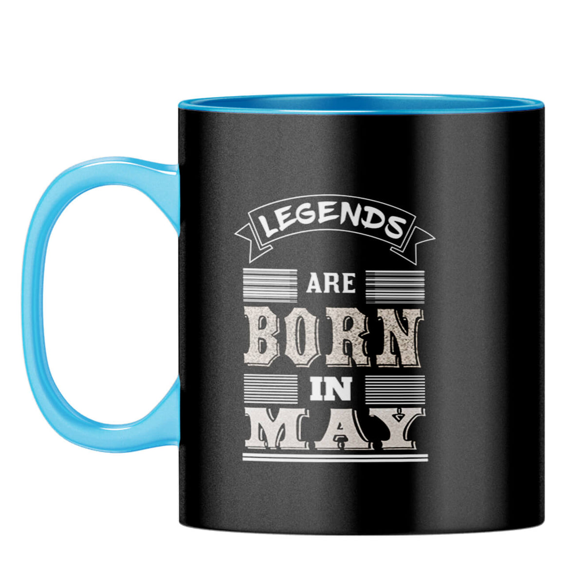 Legends Born in May Coffee Mug Light Blue