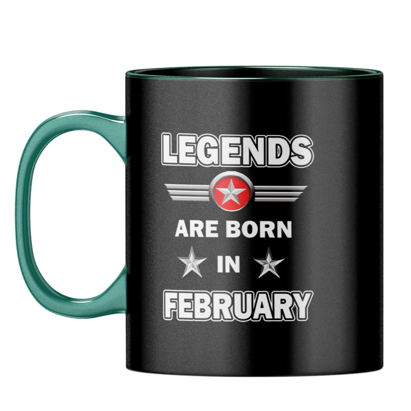 Legends February Coffee Mug Dark Green
