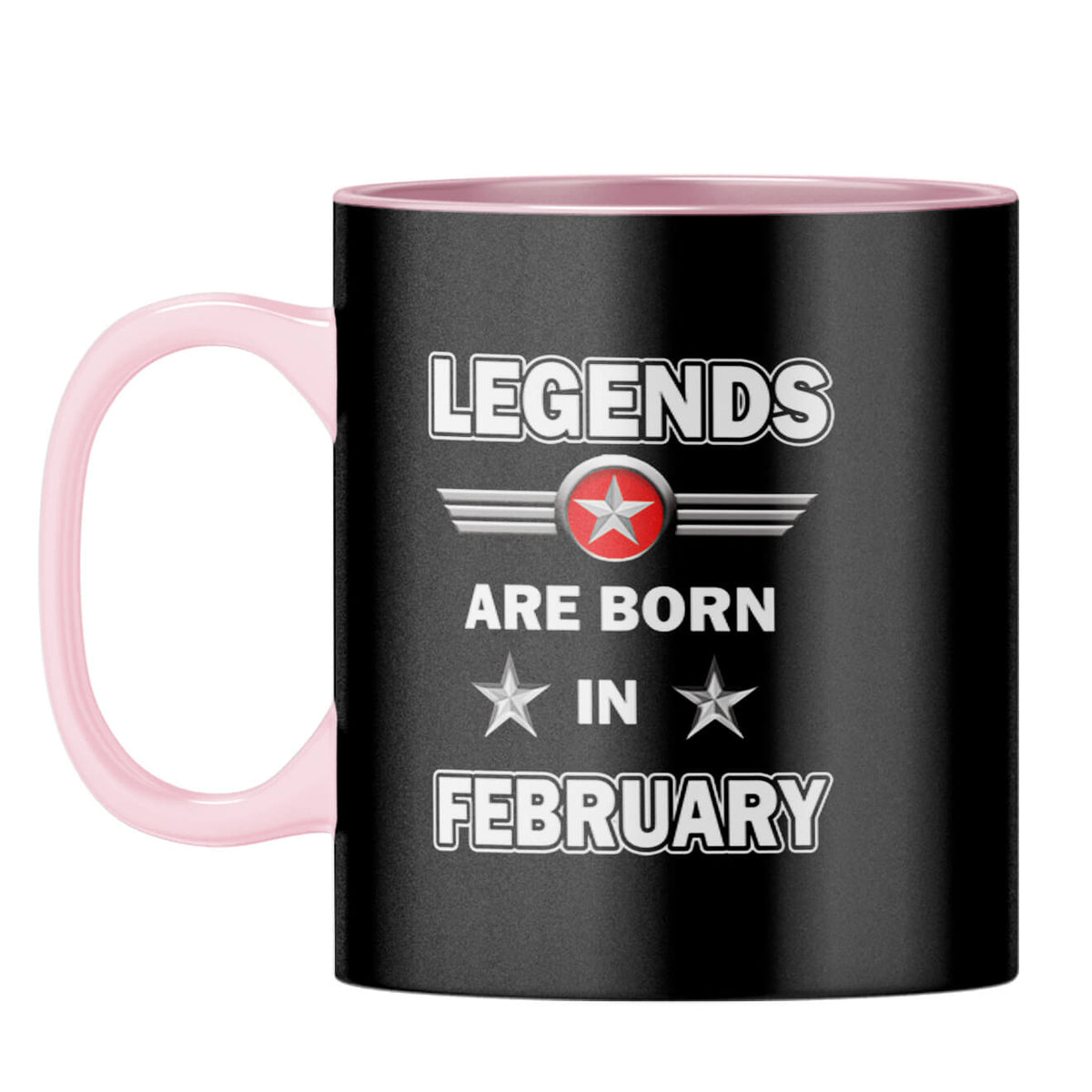 Legends February Coffee Mug Pink