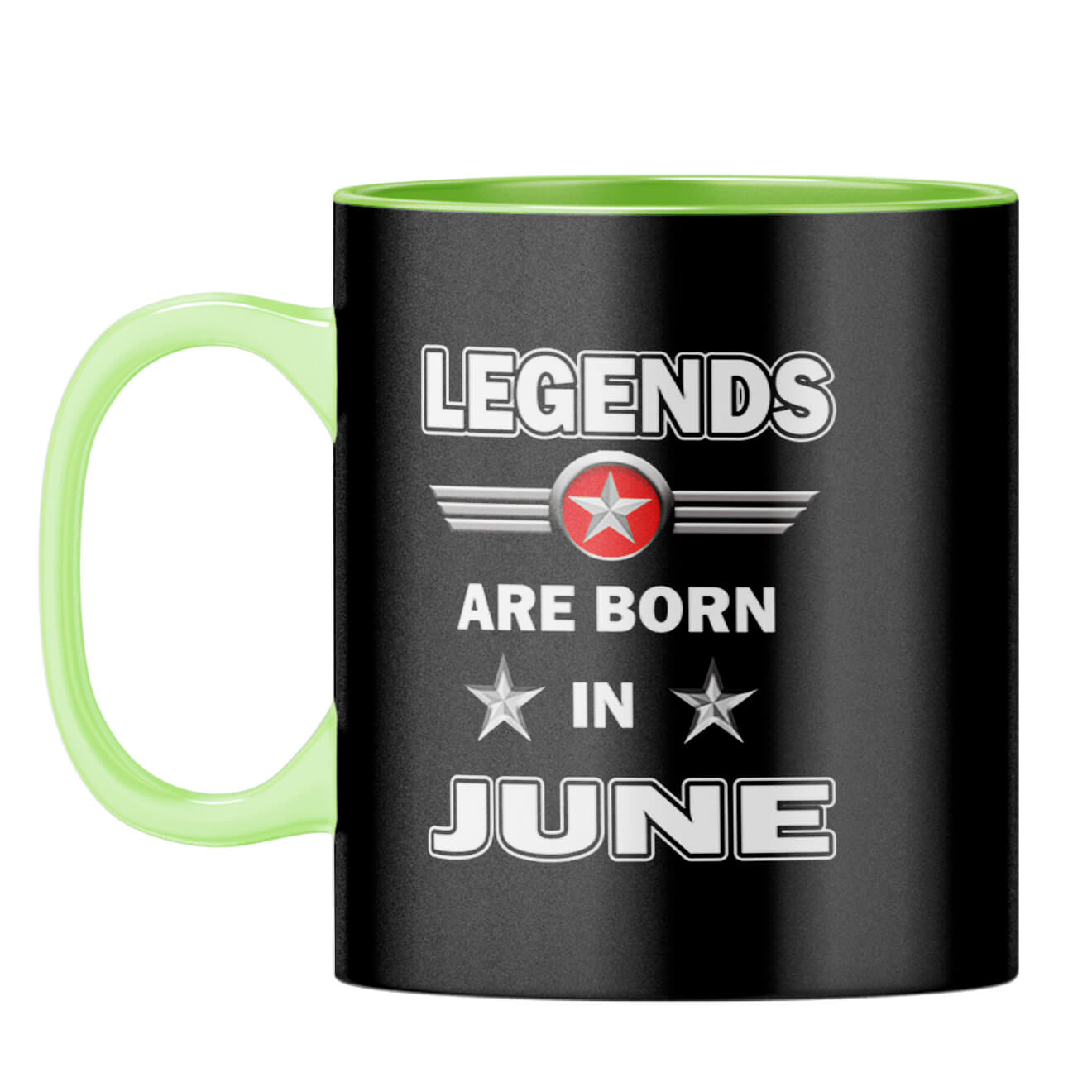 Legends June Coffee Mug Light Green