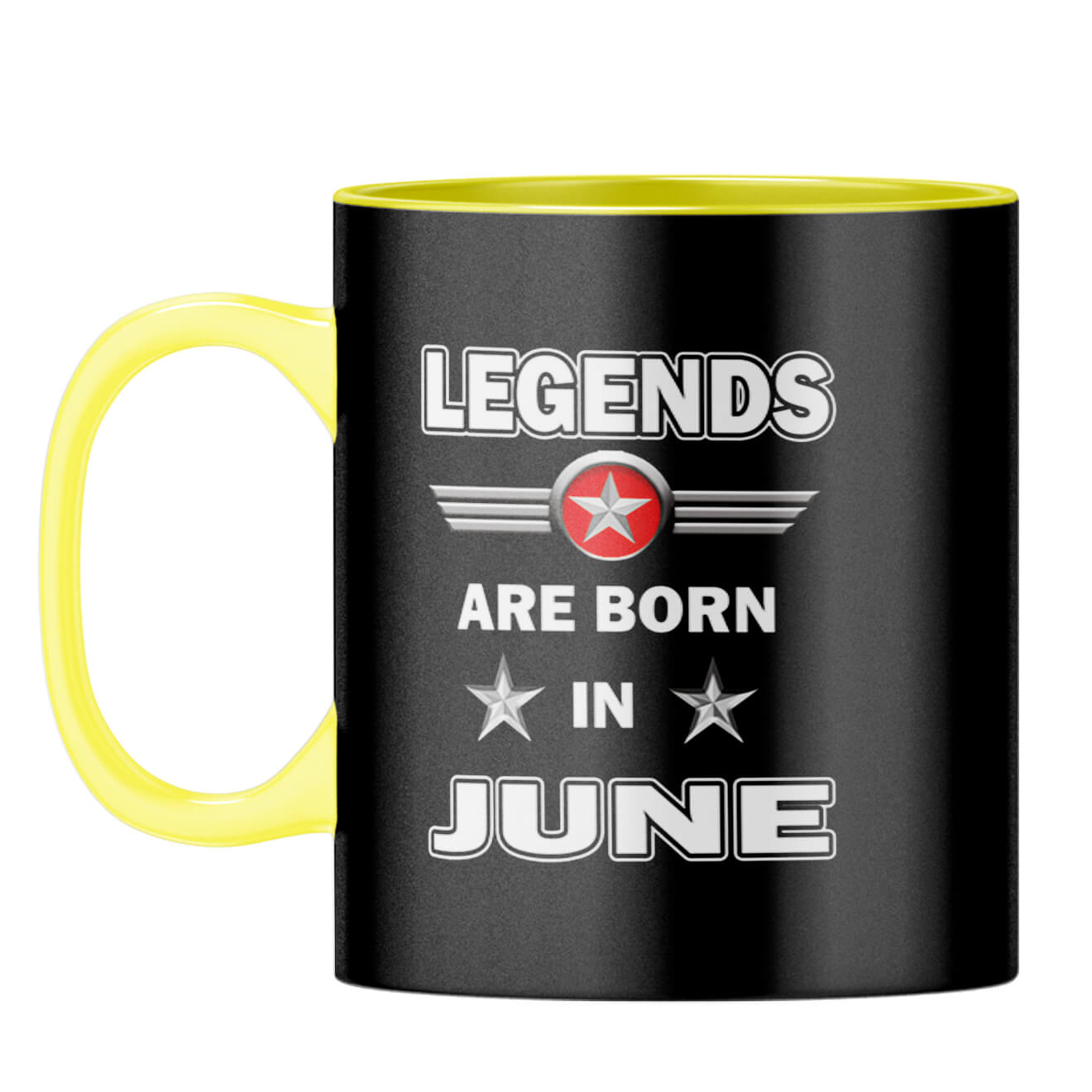 Legends June Coffee Mug Yellow
