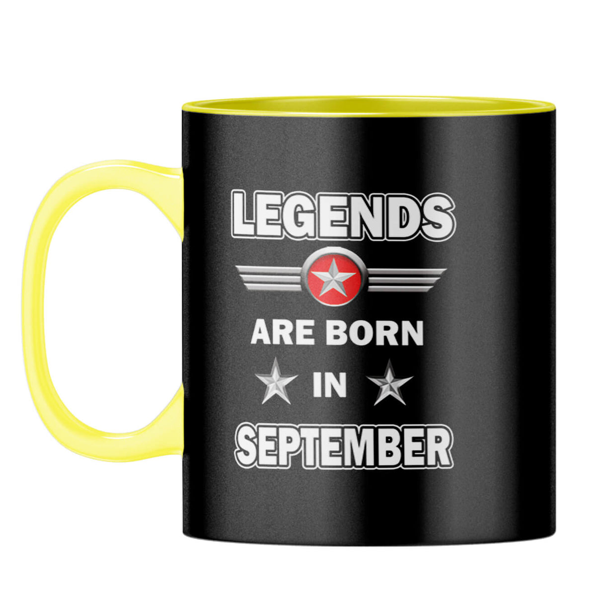 Legends September Coffee Mug Yellow
