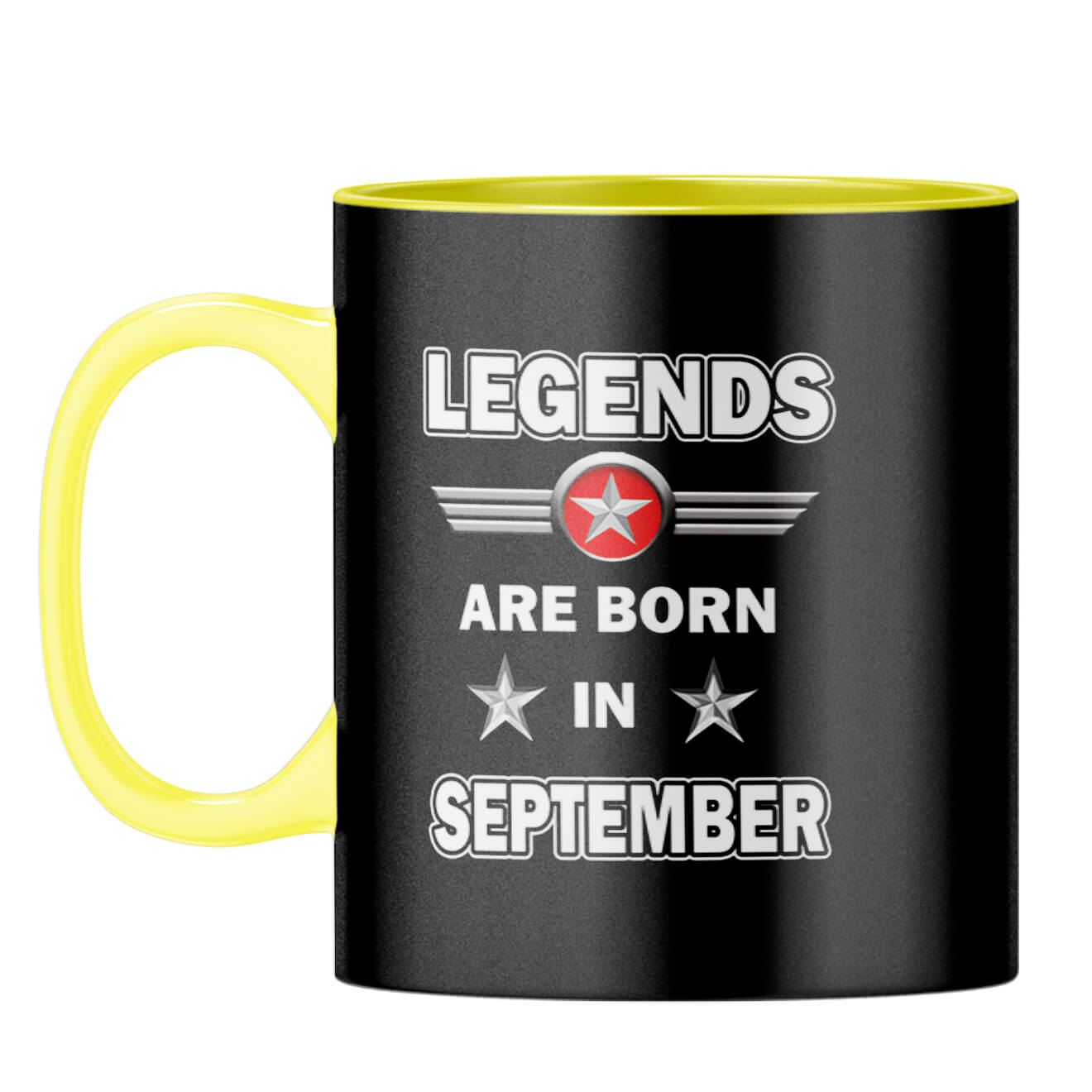 Legends September Coffee Mug Yellow