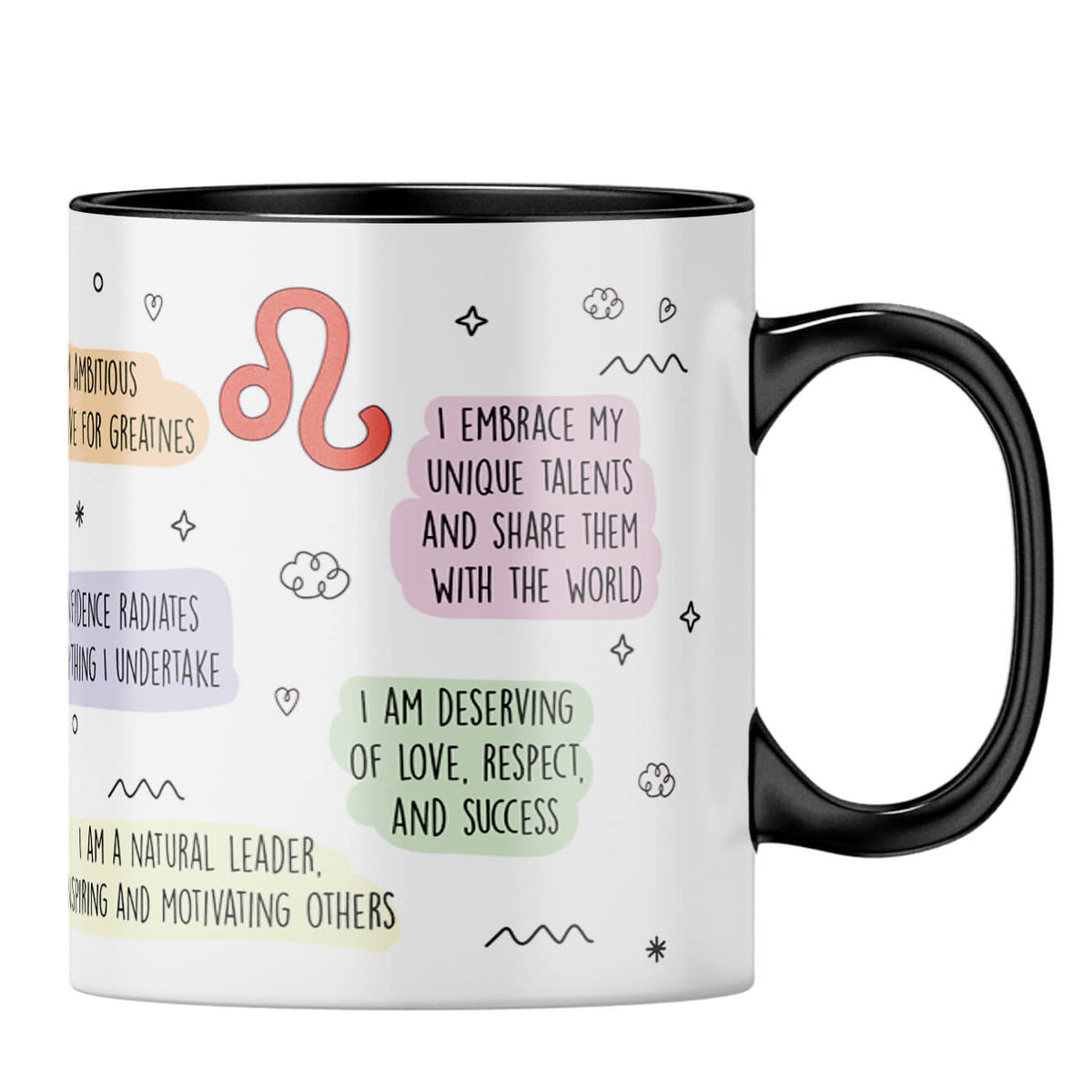 Leo Coffee MugB-Black