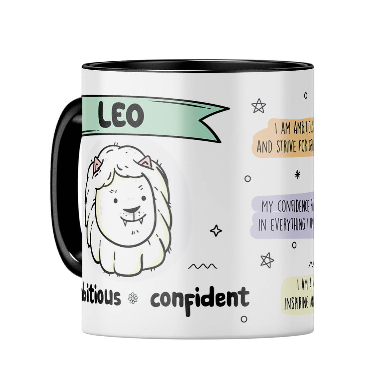 Leo Coffee MugC-Black