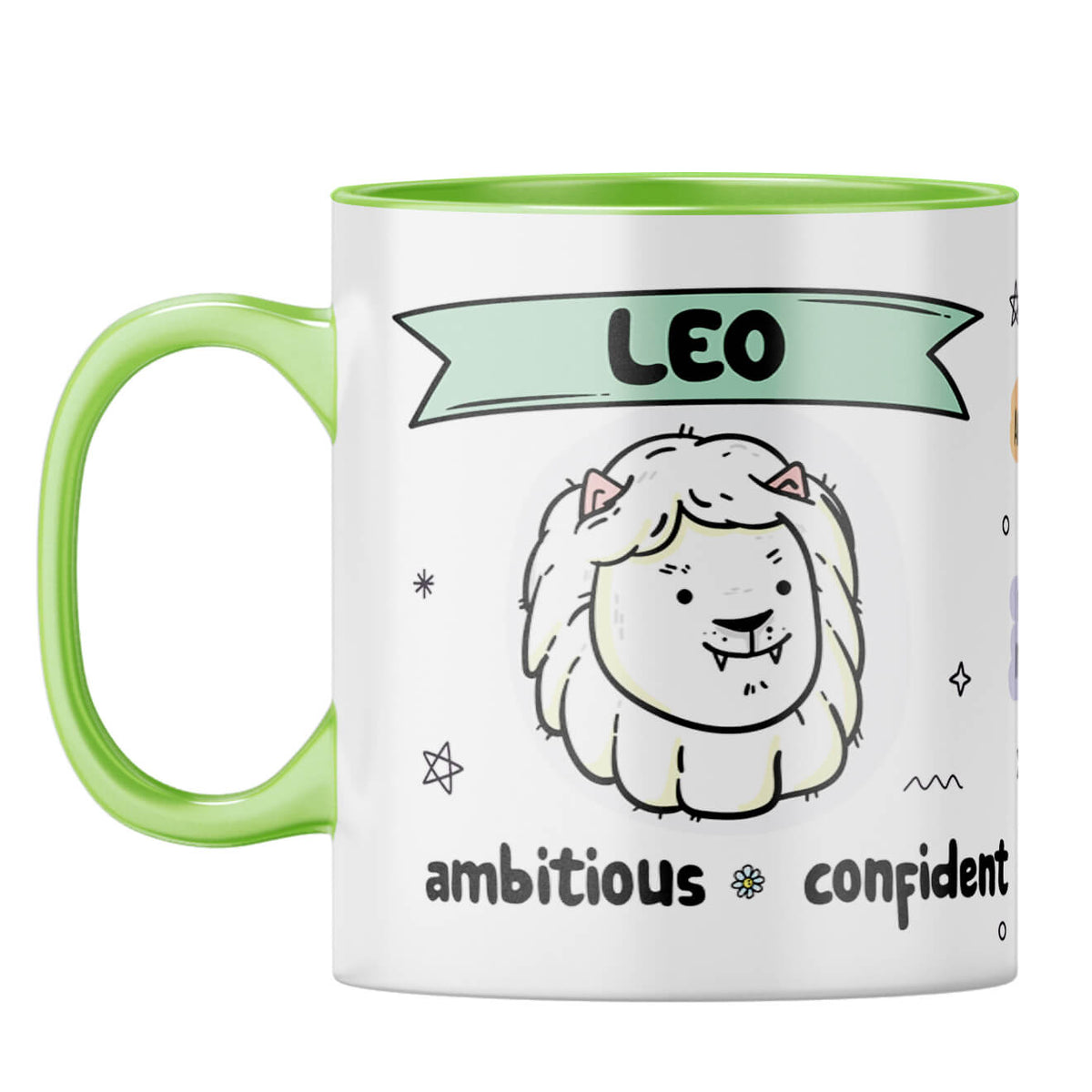 Leo Coffee Mug Light Green