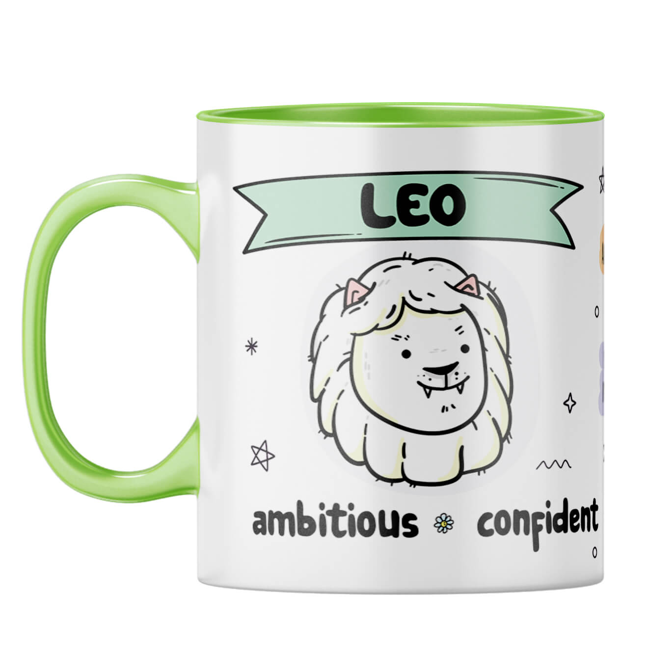 Leo Coffee Mug Light Green