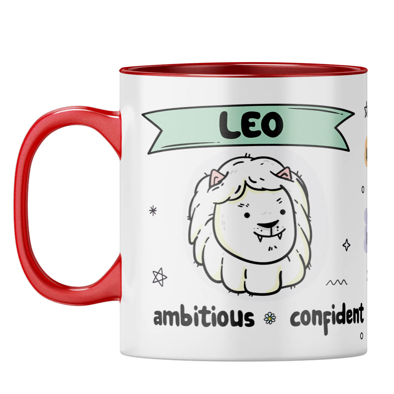Leo Coffee Mug Red
