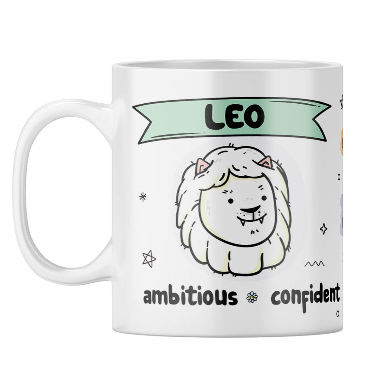 Leo Coffee Mug White