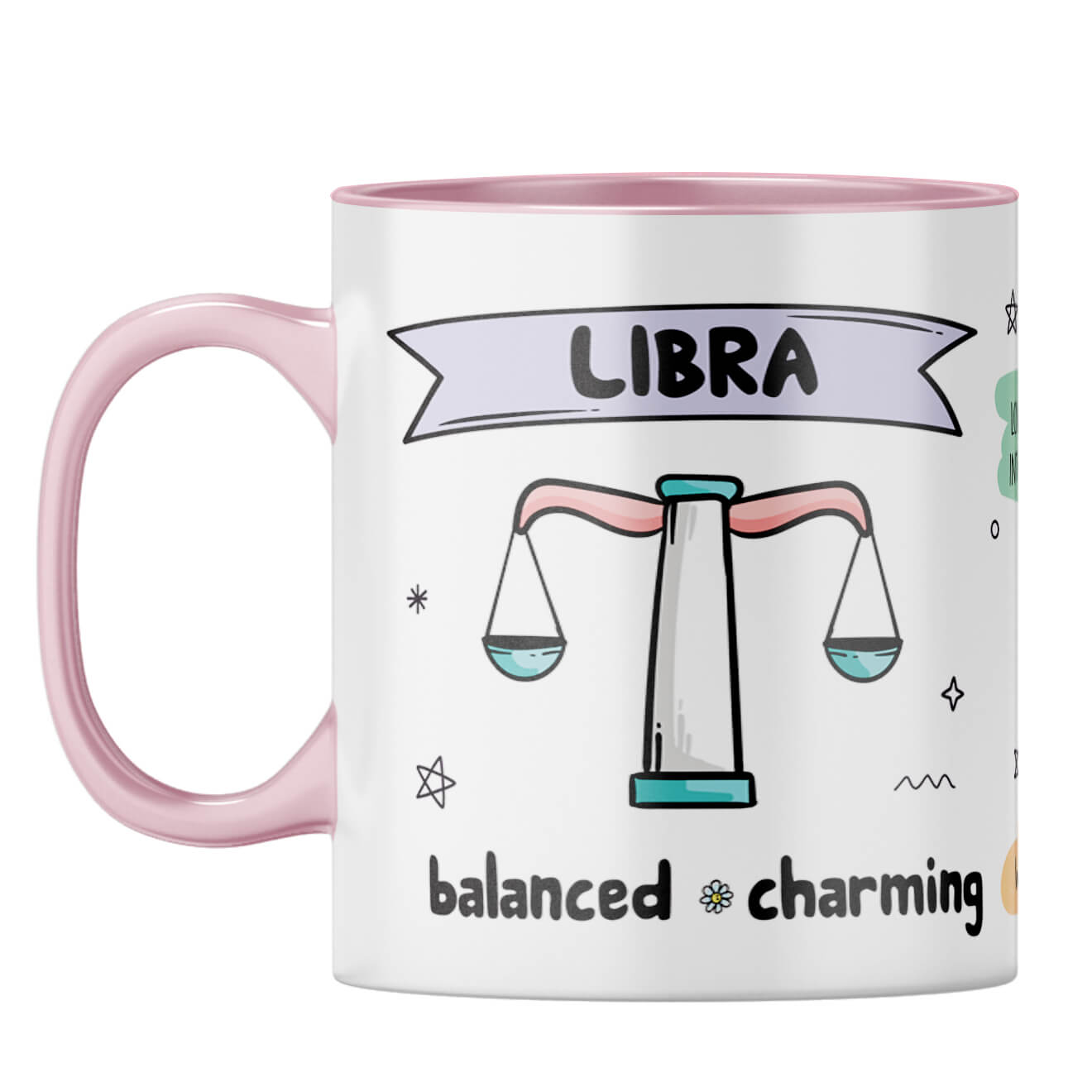 Libra Coffee Mug Pink