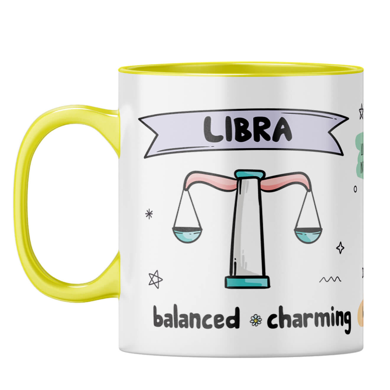 Libra Coffee Mug Yellow