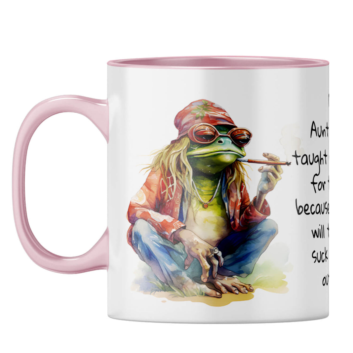 Live for Today Coffee Mug Pink