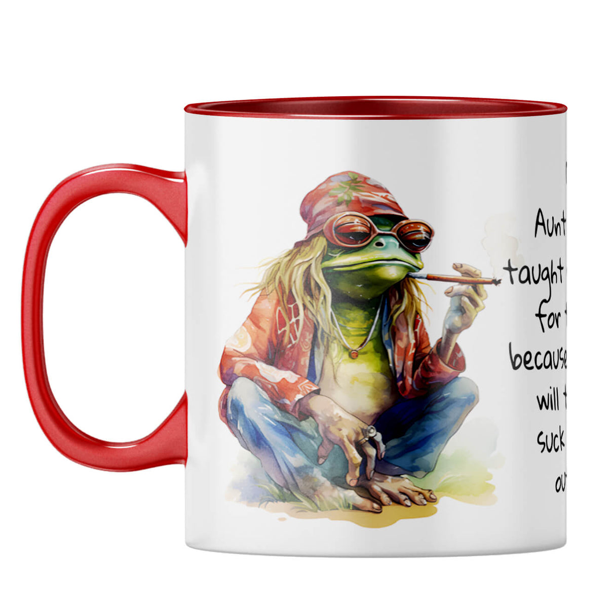 Live for Today Coffee Mug Red