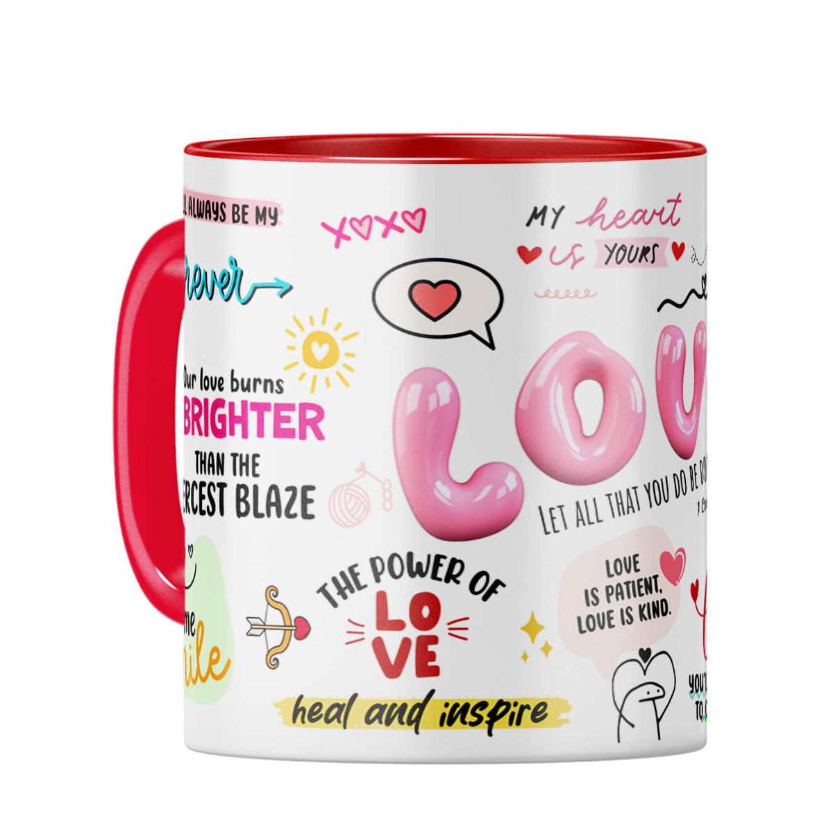 Love All Over Around Coffee Mug