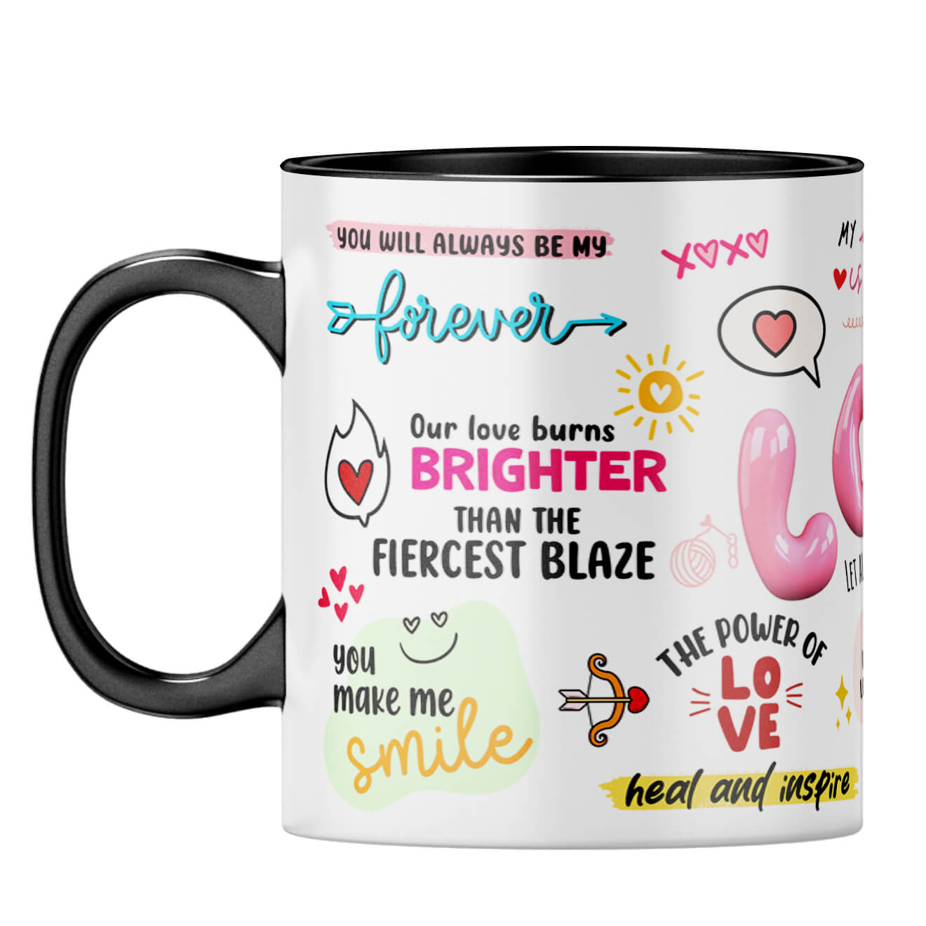 Love All Over Around Coffee Mug