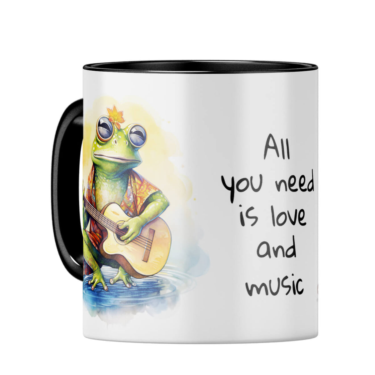 Love and Music Coffee MugC-Black