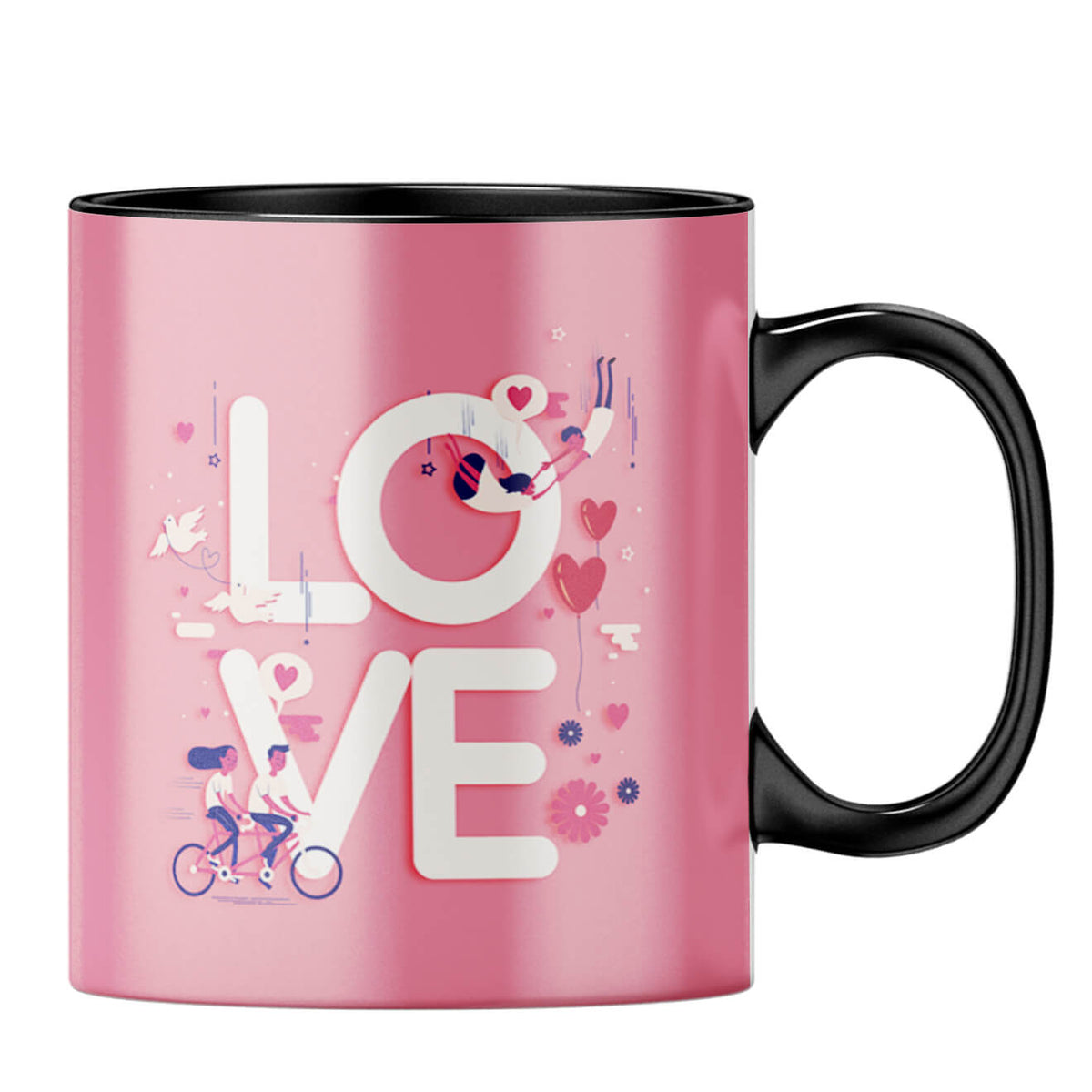 Love For Your Valentine Coffee MugB-Black