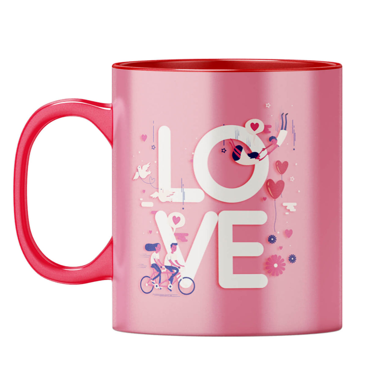 Love For Your Valentine Coffee Mug Red